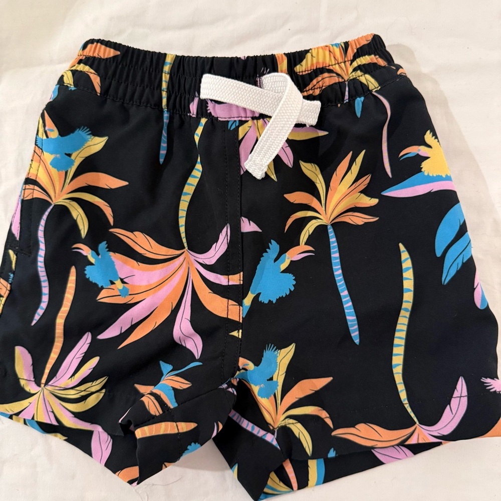 Chubbies Toddlers Swim Trunks- 12-18 Months. The Black Lights Nights MRSP $59.50
